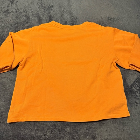 ABLE Norah Puff Sleeve Sweatshirt Pink | M - Picture 10 of 13